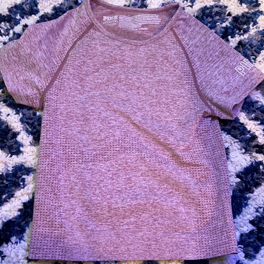 vs pink, workout top, small,